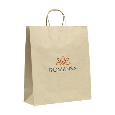 Logo trade mainoslahjat tuotekuva: Leaf It Bag kierrätetty ruohopaperi (120 g/m²) XL