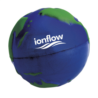 Logo trade mainostuote kuva: StressGlobe Ø 6,5 cm stressipallo