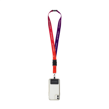 Logo trade mainoslahjat tuotekuva: Lanyard Promo Complete Sublimatie RPET 2 cm ja Patch