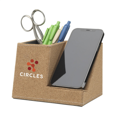 Logotrade liikelahja mainoslahja kuva: Ecork Pen Holder Langaton laturi
