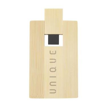 Logo trade liikelahjat tuotekuva: Luottokortti USB Bamboo 64GB