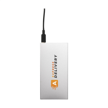 Logotrade liikelahja tuotekuva: Tecco GRS Kierrätetty Alu Powerbank 5000 ulkoinen laturi