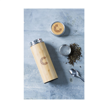 Logotrade mainostuote tuotekuva: Osaka 360 ml bambutermopullo/termokuppi