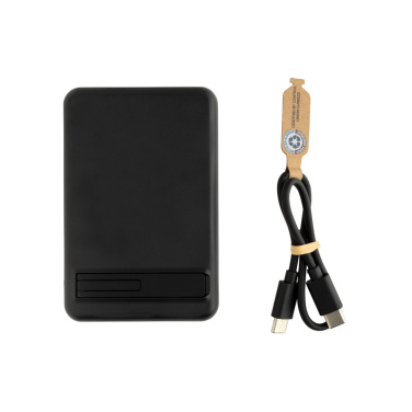 Logotrade mainoslahjat ja liikelahjat tuotekuva: Zen RCS 5000 mah 5W magneettinen bambu virtalähde