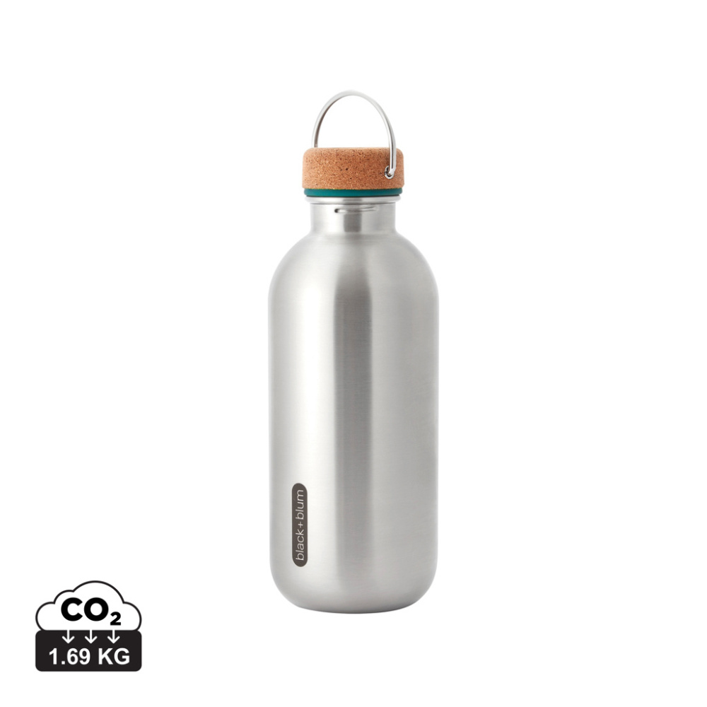 Logotrade mainoslahja tuotekuva: Black+Blum teräksinen vesipullo 600ml