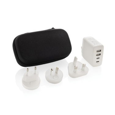 Logotrade liikelahja tuotekuva: TravelCharge Pro RCS -matkalaturi USB C:llä