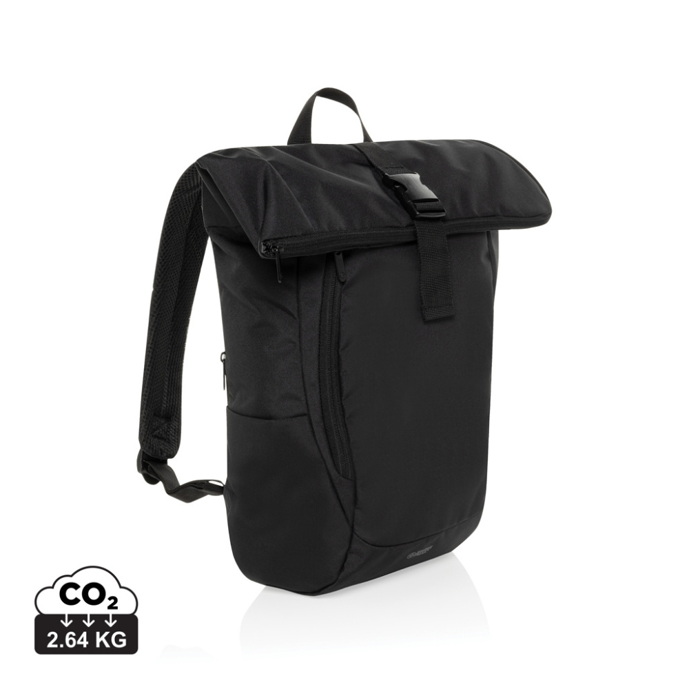 Logo trade liikelahjat tuotekuva: Swiss Peak Aware™ RPET Leonard 15.6" kannettava reppu