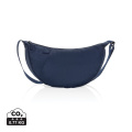 Crescent XL AWARE™ RPET puolikuun muotoinen crossbody-laukku, laivasto