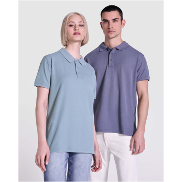 Logotrade liikelahja mainoslahja kuva: Cobain, lyhythihainen unisex-poolopaita
