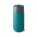 Black+Blum lasinen matkakuppi 340 ml, turkoosi