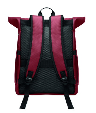 Logo trade liikelahjat tuotekuva: Rolltop tietokonereppu 600D