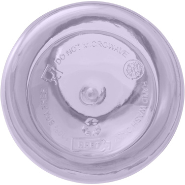 Logo trade liikelahjat tuotekuva: Oregon 400 ml:n RCS-sertifioidusta kierrätetystä muovista valmistettu vesipullo karabiinihaalla