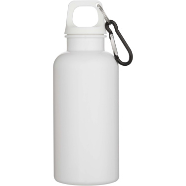 Logo trade liikelahjat mainoslahjat kuva: Oregon 400 ml:n RCS-sertifioidusta kierrätetystä muovista valmistettu vesipullo karabiinihaalla