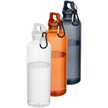 Logo trade liikelahjat mainoslahjat kuva: Oregon 750 ml:n RCS-kierrätetystä muovista valmistettu vesipullo jousihaalla
