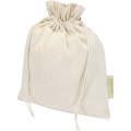 Odisha 140 g/m²:n OCS-sertifioitu lahjapussi – 30 x 25 cm, Luonnollinen