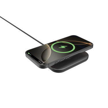 Logotrade liikelahja tuotekuva: Quantum ultra-nopea 25 W magneettinen langaton latausalusta