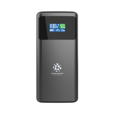 Logo trade liikelahjat mainoslahjat kuva: Quantum RCS PD45W nopea 10 000 mAh -varavirtalähde näytöllä