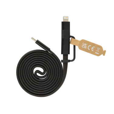 Logo trade mainostuotet tuotekuva: Arc RCS-kierrätetty 60 W 2-in-1 magneettinen kaapeli