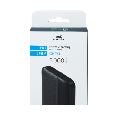 Logotrade mainoslahja tuotekuva: Varavirtalähde VA2006 5000 mAh RIVACASE