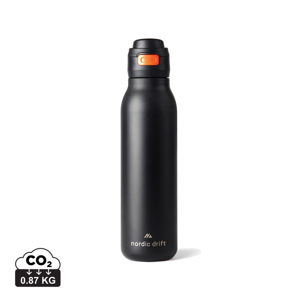 Logotrade mainostuotet kuva: Nordic Drift Trail RCS -yksiseinämäinen juomapullo 750 ml