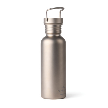 Logotrade liikelahja mainoslahja kuva: Nordic Drift Trail -ultrakevyt titaanijuomapullo 600 ml