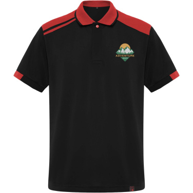 Logotrade liikelahjat kuva: Samurai antibakteerinen lyhythihainen unisex-poolopaita 160 g/m2