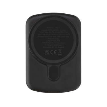 Logotrade reklaminiai produktai nuotrauka: MagBoost RCS perdirbto plastiko 5000 mah magnetinis maitinimo blokas