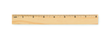Logotrade dovana nuotrauka: Medinė liniuotė 20 cm