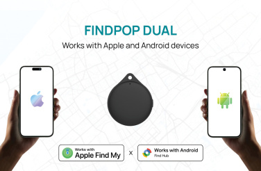 Logotrade dovana nuotrauka: „Findpop Dual RCS“ perdirbto plastiko daiktų ieškiklis IPX5