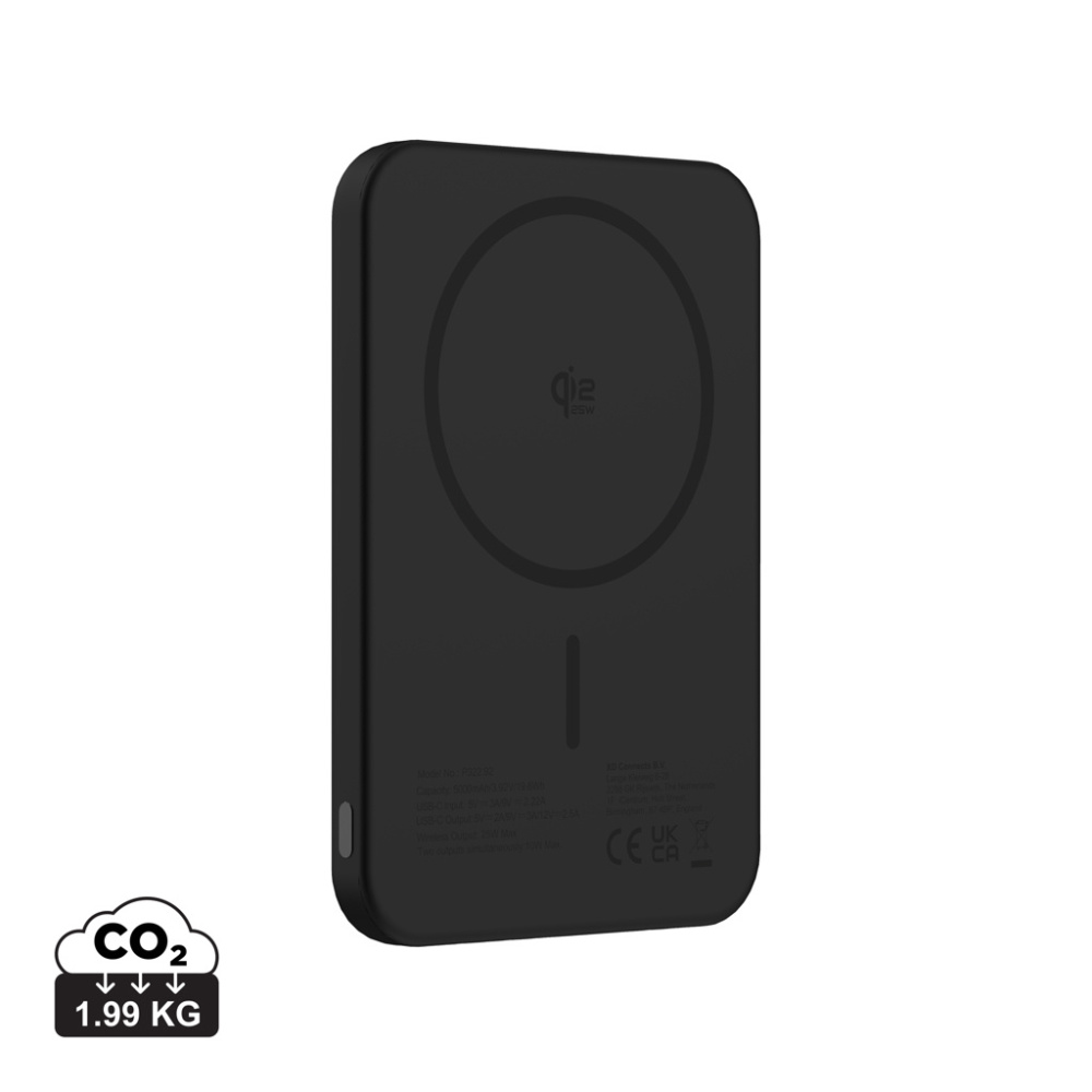 Logotrade reklaminės dovanos nuotrauka: Urban Vitamin Pomona 5000mAh Qi2.2 25W magnetinė išorinė baterija
