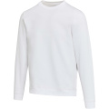 „Jasper“ 280 g/m² unisex OCS megztinis iš perdirbtos ekologiškos medžiagos apvalia apykakle, Balta