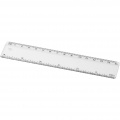 Renzo 15 cm plastmasas lineāls, Caurspīdīgs caurspīdīgs