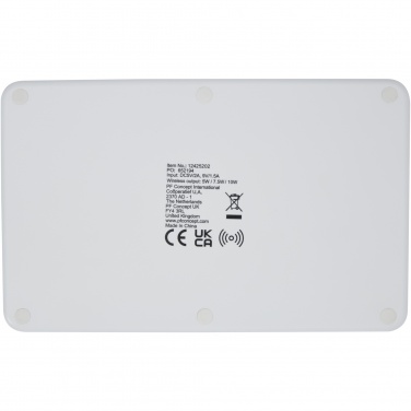Logotrade dāvanas foto: Medake 10W bambusa bezvadu lādētājs