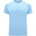 Bahreinas vīriešu sporta t-krekls ar īsām piedurknēm, Debesu zils