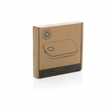 Logotrade dāvanas foto: MagBoost RCS pārstrādāta plastmasas 5000 mah magnētiskā jaudas banka