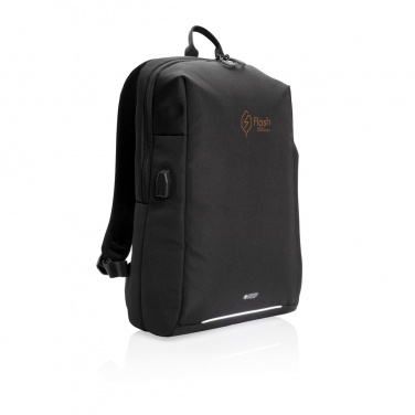 Logotrade ziemassvētku dāvanas foto: Swiss Peak AWARE™ RFID un USB klēpjdatora mugursoma