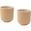 Vīriešu 90 ml keramikas espresso krūzītes - 2 gab. komplekts, Auzu pārslas