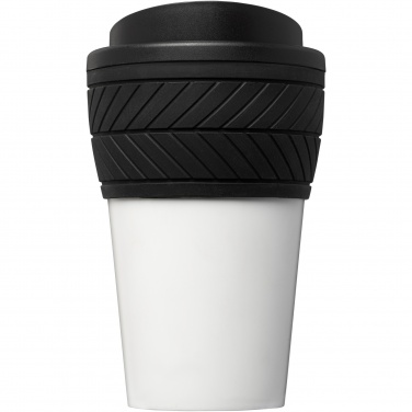 Логотрейд бизнес-подарки картинка: Термокружка Brite-Americano® объемом 350 мл с держателем в форме шины