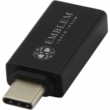 Логотрейд бизнес-подарки картинка: ADAPT алюминиевый адаптер с USB-C на USB-A 3.0