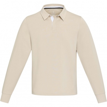 Логотрейд pекламные продукты картинка: Clyde unisex organic rugby polo sweatshirt