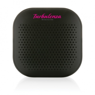 Лого трейд бизнес-подарки фото: Акустическая система Soundbox 3 Вт из переработанного пластика RCS