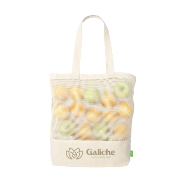 Логотрейд pекламные подарки картинка: Сумка для покупок Natura Organic Mesh Shopper (180 г/м²)