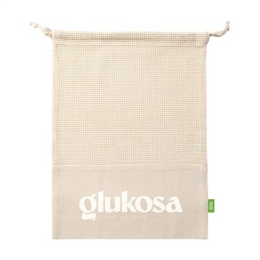 Логотрейд бизнес-подарки картинка: Фруктовый мешок Natura Organic GOTS Mesh Bag (120 г/м²)