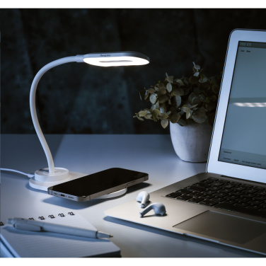 Лого трейд бизнес-подарки фото: Беспроводное зарядное устройство Carga 10 Вт Desklight