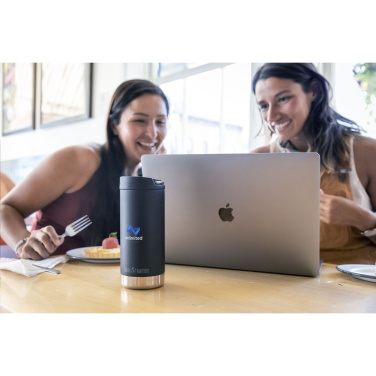 Логотрейд pекламные cувениры картинка: Кружка Klean Kanteen TK Wide из переработанного материала, термокружка 355 мл