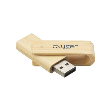 Логотрейд pекламные cувениры картинка: USB-накопитель Waya Bamboo 64 ГБ