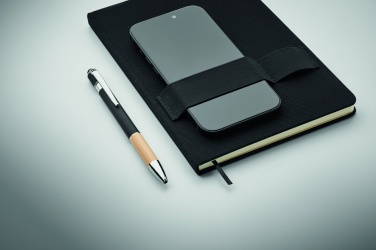 Логотрейд pекламные продукты картинка: A5 RPET notebook with pen