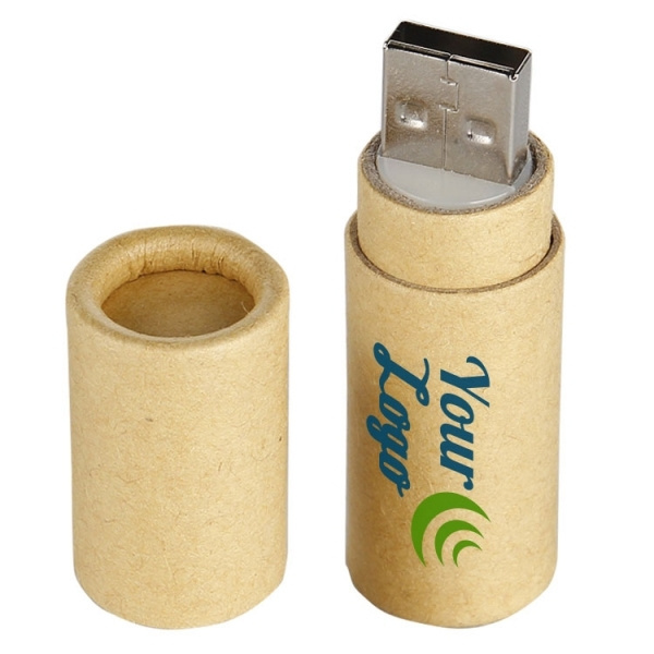 Лого трейд pекламные продукты фото: Картонная USB-флешка