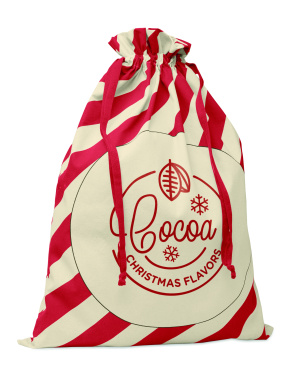 Логотрейд pекламные подарки картинка: Large Santa cotton bag