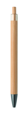 Логотрейд бизнес-подарки картинка: Push button bamboo pen